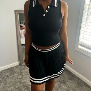 Two-piece tennis set never worn super cute